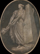 Fortitude, 1760. Creator: Workshop of Giovanni Battista Tiepolo.