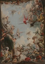 The Glorification of the Giustiniani Family, 1783. Creator: Giovanni Domenico Tiepolo.