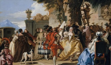 A Dance in the Country, ca. 1755. Creator: Giovanni Domenico Tiepolo.