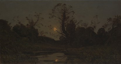 Moonrise, 1885. Creator: Henri-Joseph Harpignies.