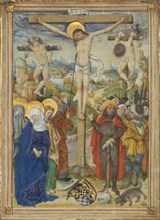The Crucifixion, 1481-82. Creator: Circle of the Housebook Master (German, active Middle Rhineland, ca. 1470-1500).