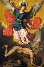 Saint Michael the Archangel, 1640s. Creator: Ignacio de Ries.