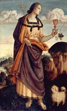 The Theological Virtues: Faith, Charity, Hope. Creator: Italian (Umbrian) Painter (ca. 1500).