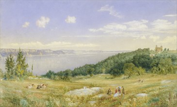 The Palisades, ca. 1870. Creator: John William Hill.