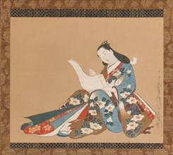 Courtesan Writing a Letter , ca. 1715. Creator: Kaigetsudo Doshin.