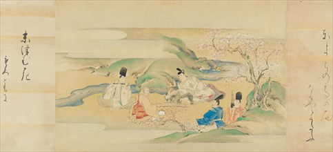 The Tale of Genji (Genji monogatari), 17th century. Creator: Kaiho Yusetsu.