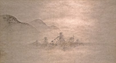 Landscape, 16th century. Creator: Kano Motonobu.