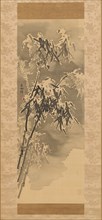 Bamboo in Snow, late 18th century. Creator: Kuwayama Gyokushu.