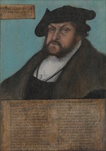 Johann I (1468-1532), the Constant, Elector of Saxony, 1532-33. Creator: Workshop of Lucas Cranach the Elder (German, Kronach 1472-1553 Weimar).