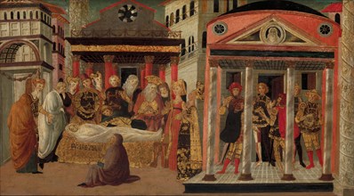 The Funeral of Lucretia, late 15th-early 16th century. Creator: Master of Marradi.