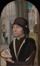 Young Man Holding a Book, ca. 1480. Creator: Master of the View of Sainte Gudule.
