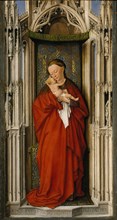 Virgin and Child in a Niche, ca. 1500. Creator: Netherlandish Painter (ca. 1500).