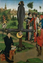The Crucifixion of Saint Peter with a Donor; The Legend of Saint Anthony Abbot with a Donor... Creator: Northern French Painter (ca. 1450).