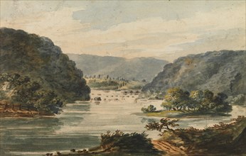 A View of the Potomac at Harpers Ferry, 1811-ca. 1813. Creator: Pavel Petrovic Svin'in.