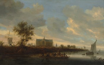 View of the Town of Alkmaar. Creator: Salomon Ruysdael.