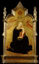 Madonna and Child with Angels, ca. 1445-50. Creator: Sassetta.