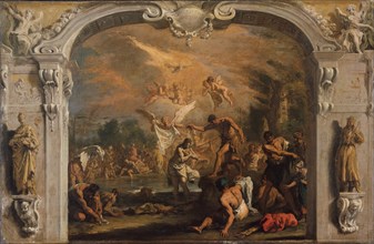 The Baptism of Christ, ca. 1713-14. Creator: Sebastiano Ricci.
