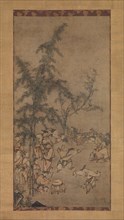 Seven Sages of the Bamboo Grove, 1550s. Creator: Sesson Shukei.