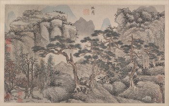 Landscape with Four Pines. Creator: Unknown.