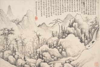 Mountain Retreat, datable to 1654-55. Creator: Shi Lin.