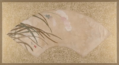 Flowers and Leaves, late 19th century. Creator: Shibata Zeshin.