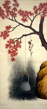 Autumn Maple, late 19th century. Creator: Shibata Zeshin.