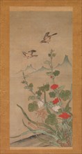 Birds and Flowers of Summer and Autumn, mid-16th century. Creator: Shikibu Terutada.