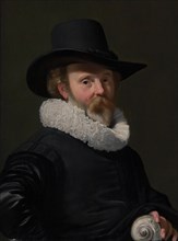Portrait of a Man with a Shell, ca. 1625-26. Creator: Thomas de Keyser.