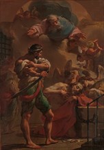 The Execution of Saint John the Baptist, ca. 1770. Creator: Ubaldo Gandolfi.