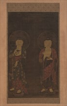 Amitabha and Kshitigarba, first half of the 14th century. Creator: Unknown.