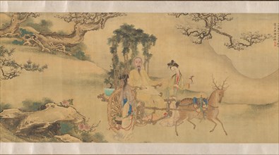 Portrait of Shaoyu in the guise of Liu Ling, ca. 1795. Creator: Unknown.