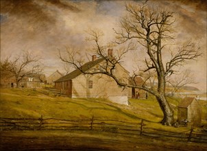 Long Island Farmhouses, 1862-63. Creator: William Sidney Mount.