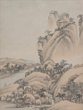 Landscapes, dated 1668. Creator: Xiao Yuncong.