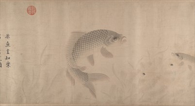 The Pleasures of Fishes, dated 1291. Creator: Zhou Dongqing.
