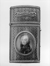 Souvenir with portrait of a man, 1779-80. Creator: Unknown.