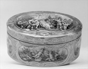 Snuffbox with scenes from the life of Achilles, 18th century. Creator: Unknown.