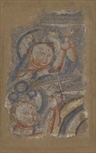 Two Bodhisattvas, ca. 6th-7th century. Creator: Unknown.