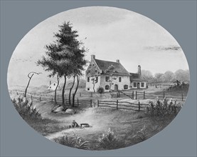 Vechte House at Gowannus, Brooklyn, New York, 1865. Creator: Unknown.