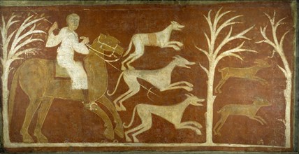Hunting Scene, first half 12th century (possibly 1129-34). Creator: Unknown.