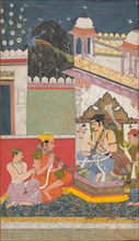 Shri Raga: Folio from a ragamala series (Garland of Musical Modes) , mid-17th century. Creator: Unknown.