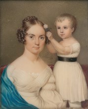 Mrs. William Gordon Ver Planck and Her Son Samuel Hopkins Ver Planck, ca. 1828. Creator: Unknown.