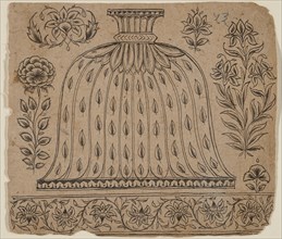 Design for a Hookah Base, late 19th century. Creator: Unknown.
