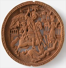 Medallion, St. George Slaying The Dragon, 17th century. Creator: Unknown.