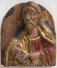 Miniature Relief of Hebrew Prophet Isaiah with Scroll, 1200-1225. Creator: Unknown.