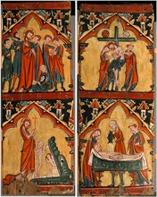 Scenes from the Life of Christ: Arrest of Christ, Christ in Limbo; Descent from the Cross..., 13th c Creator: Unknown.