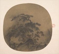 Conversation in a Cave, 13th century. Creator: After Ma Yuan (Chinese, active ca. 1190-1225).