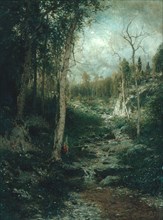 An Old Clearing, 1881. Creator: Alexander Helwig Wyant.