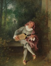 Mezzetin, ca. 1718-20. Creator: Jean-Antoine Watteau.