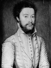 Portrait of a Bearded Man in White. Creator: Corneille de Lyon.