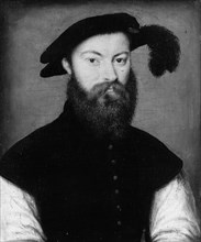 Portrait of a Man with a Black-Plumed Hat, ca. 1535-40. Creator: Corneille de Lyon.